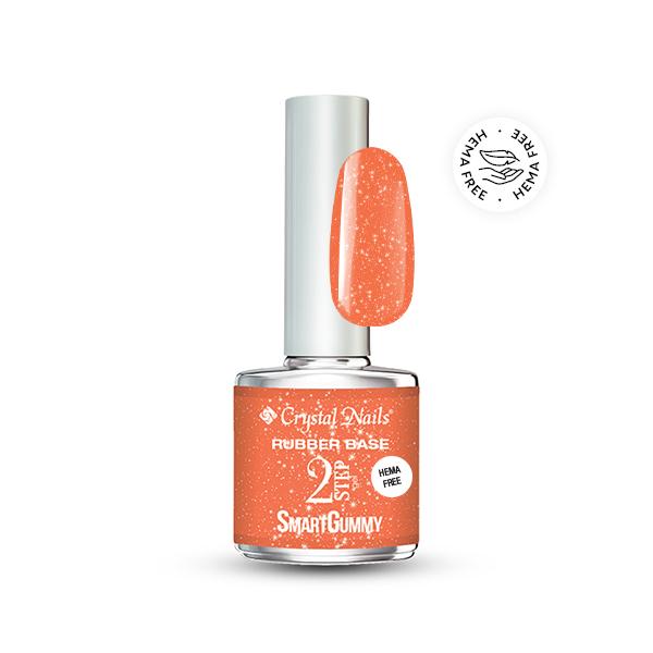 2S HEMA Free SmartGummy Rubber base gel - Nr25 Sunshine Orange 8ml