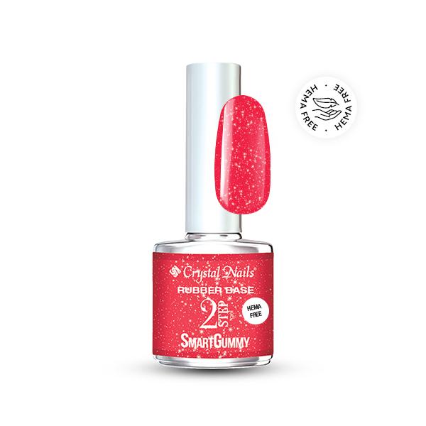 2S HEMA Free SmartGummy Rubber base gel - Nr26 Sunshine Coral 8ml
