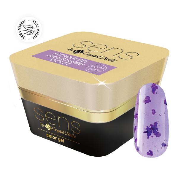SENS HEMA Free FLOWER decor&builder gel - Violet 5ml