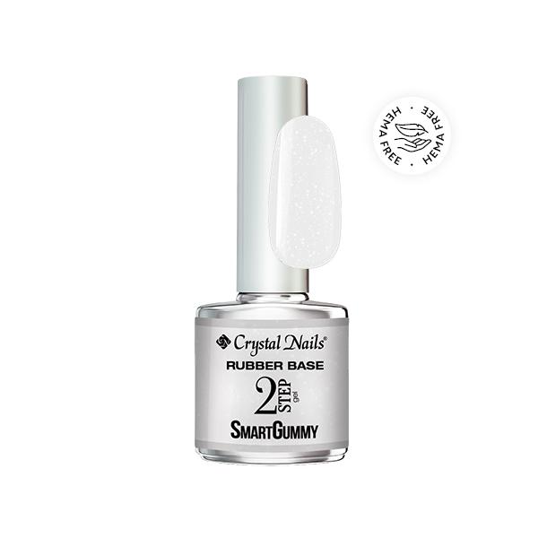 2S SmartGummy HEMA Free Rubber base gel - Nr48 Shimmer White 8ml