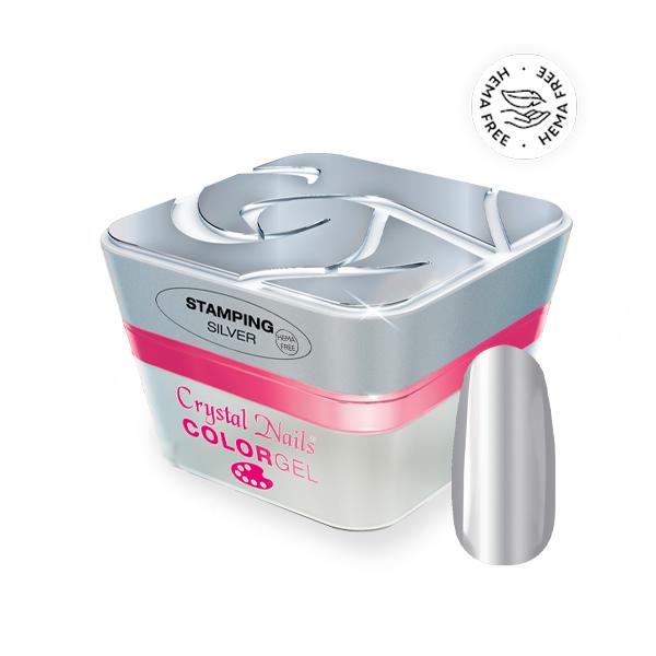 HEMA Free Stamping Color Gel - Silver 3ml