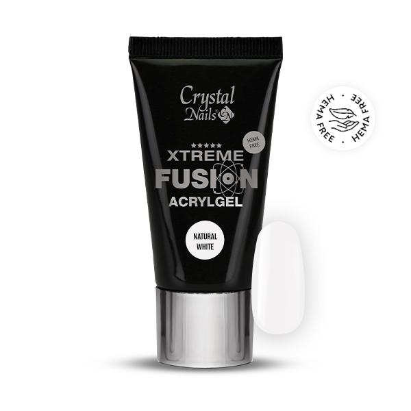 Xtreme Fusion HEMA Free AcrylGel Natural White - 27ml (30g)