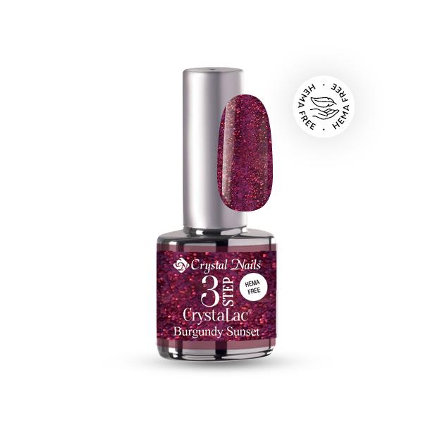 3 STEP CrystaLac - Burgundi Sunset (4ml)