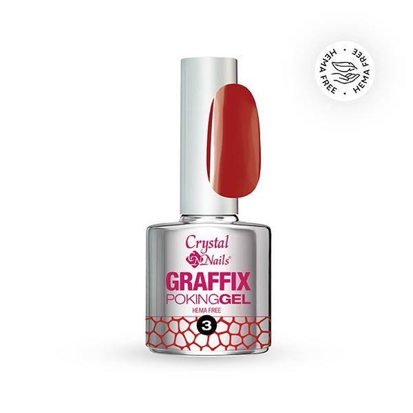 Graffix Poking Gel - 03 Red 4ml