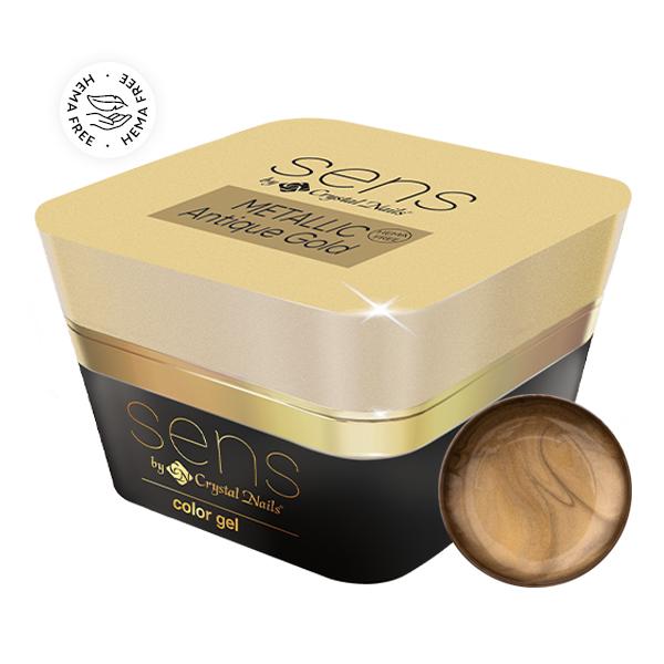 SENS METALLIC Decor Gel - Antique Gold 5ml