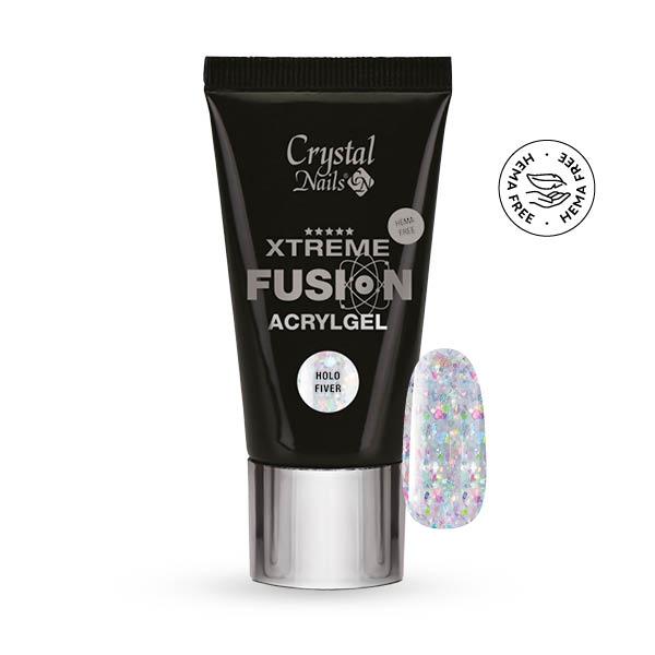 HEMA Free Xtreme Fusion AcrylGel - Holo Fiver 27ml (30g)