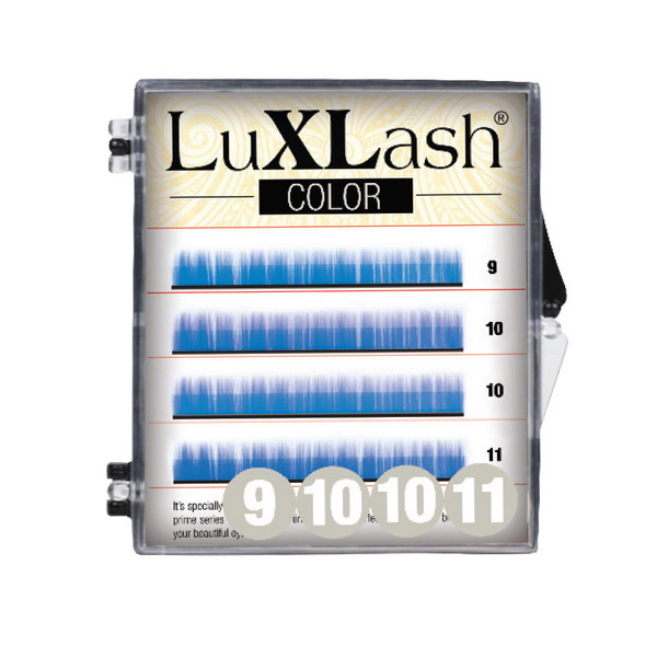 LuXLash Color Lash - Blue C/0,10 (9,10,11)