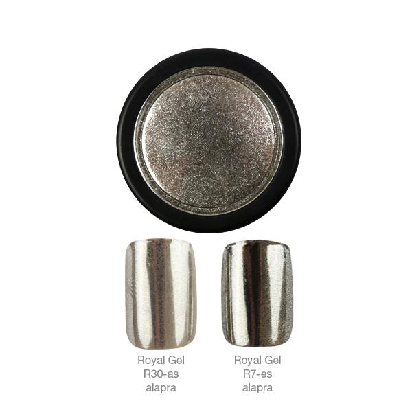 Crystal Nails ChroMirror króm pigmentpor - Silver