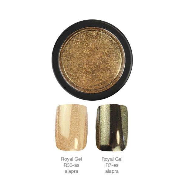 Crystal Nails ChroMirror króm pigmentpor - Gold