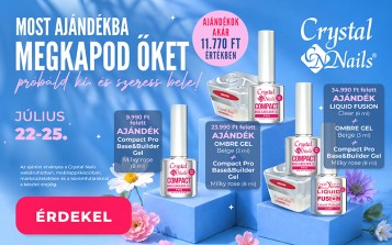 Rendelésed mellé értékes Crystal Nails kedvenceket adunk ajándékba